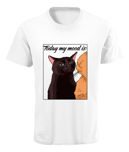 Playera - Meme Gato Pensante - Gatos - Cat Lover