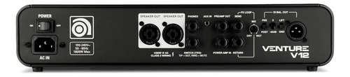 Amplificador Para Bajo Venture V12 Ampeg Color Negro