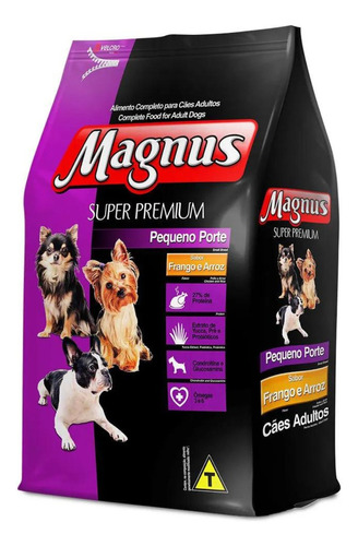 Racao Para Cães Racas Pequenas Magnus Super Premium 10 Kg