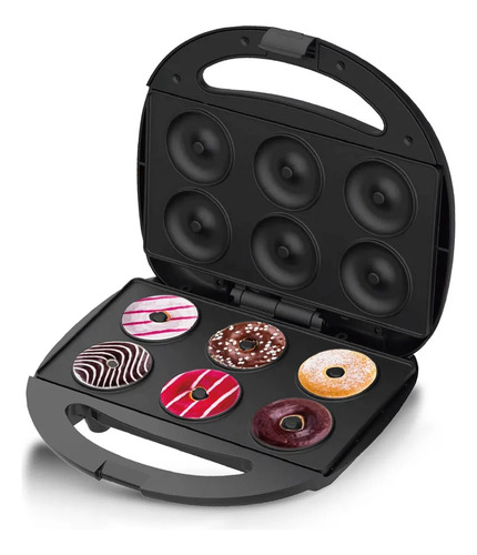 Donas Fabrica De Mini Donas, 6 Moldes Antiadherente 