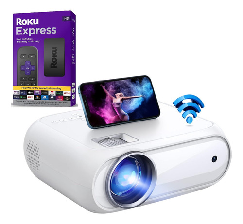 Proyector Videobeam Wifi Led Cine En Casa + Roku