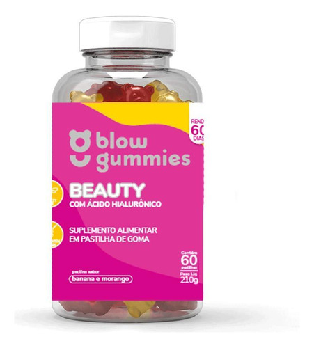 Blow Gummies Beauty Com Ácido Hialurônico
