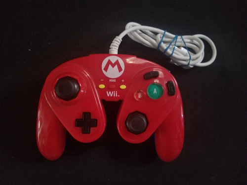 Control Wii Wired Fight Pad Mario