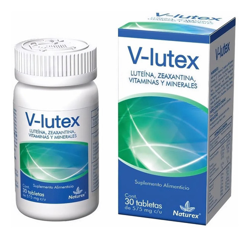 V- Lutex (luteína, Vitaminas Y Minerales) C/30 Tabs. Naturex Sabor Luteína