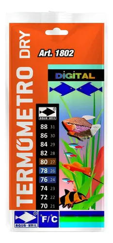 Termómetro Digital Con Sonda Para Acuarios Peceras Peces - Promart