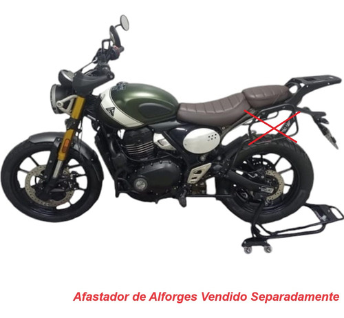 Suporte Bagageiro P/ Baú Traseiro Scrambler 400x Mototeca