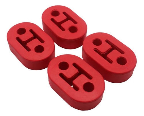4x Soporte De Montaje De Tubo De De Goma Para Automóvil