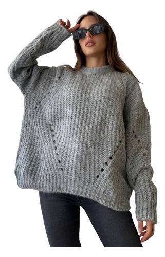 Sweater Mujer Abrigado Pullover Grueso Talles Grandes