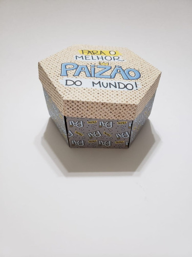 Kit Lote 10 Caixas P/ Doce Brigadeiro Explosão Dia Dos Pais