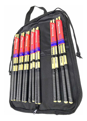 Kit Baqueta 5 Par 5a + 2 Par 7a Specialbeat By Prostick+bag
