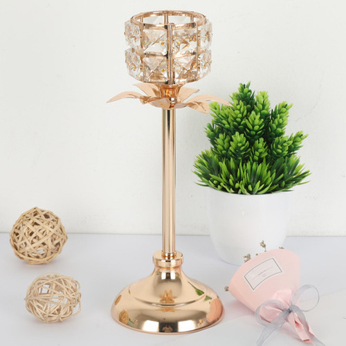Candelabro De Cristal De Estilo Nórdico, Centro De Mesa De