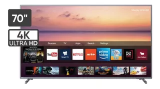 Smart Tv 70 Philips Uhd 4k Pud6774/44