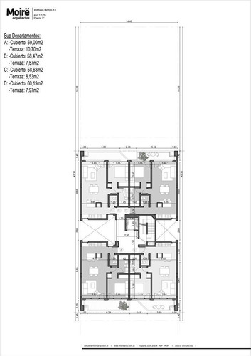 Venta De Departamento De 2 Amb En Construccion. Edificio Bonjo 11. Zona Norte De Mar Del Plata