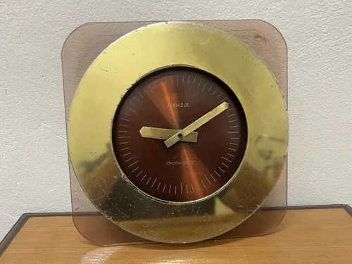 Relógio De Parede Antigo Kienzle Chronoquartz - Não Funciona