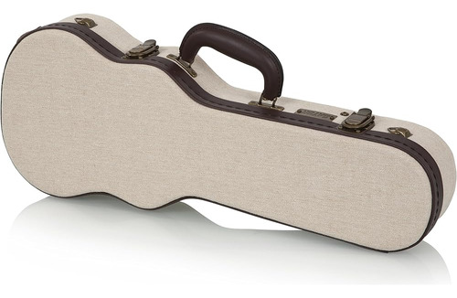 Gator Journeyman Series Deluxe Wood Case Para Ukeleles Sopra
