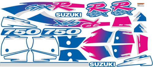 Calcos Suzuki Gsxr 750 Año 93