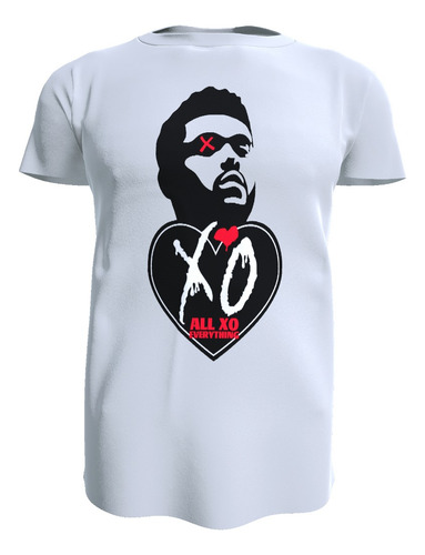 Polera The Weeknd, Sello Discografico X O Rap 100% Algodon