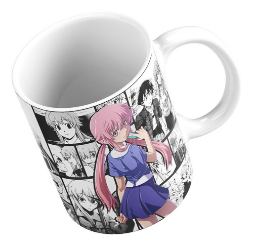 Taza Mug 11oz Anime Future Diary Mirai Nikki Yuno Yuki