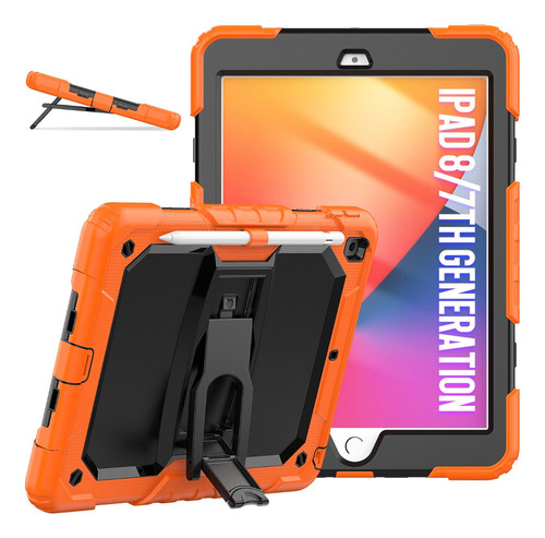 A Funda Para iPad 9 8 7 Generación De 10.2in Rudo Protector