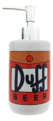 Dispensador De Jabón Recargable. Cerveza Duff Homero Simpson Color Dispensador De Jabón Duff Beer The Simpsons