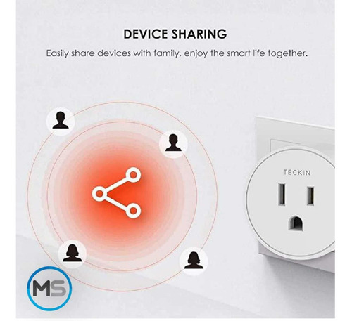 Toma Corriente Wifi Enchufe Inteligente / Alexa Y Home