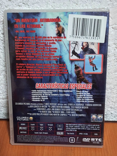 Película Límite Vertical Dvd