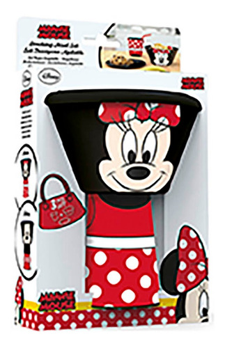 Set Infantil Bowl Y Vaso Disney Minnie Apilable