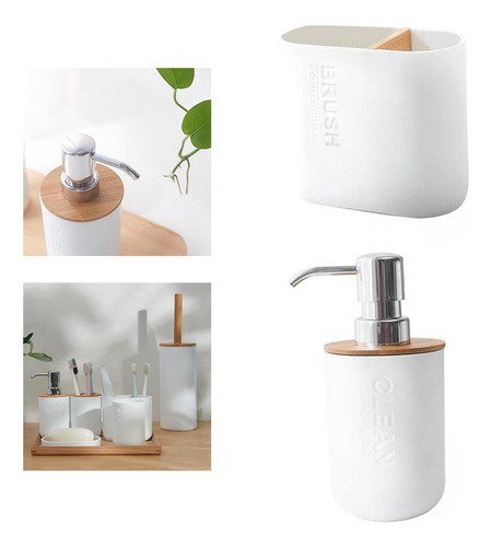 2 Piezas De Accesorios De Baño Para La Decoración De La