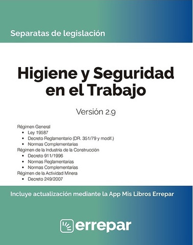 Separata Higiene Y Seguridad En El Trabajo - Errepar Errepar