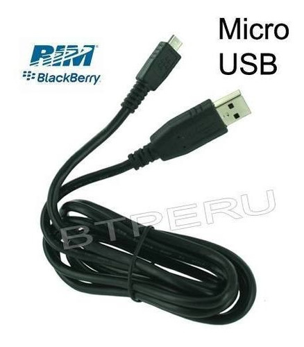 Cable Micro Usb Original Blackberry 9800 8520 9300 9630 9500