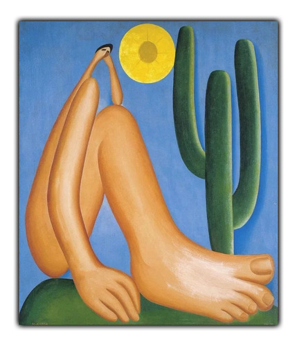 Poster Foto Obra Abaporu Tarsila Do Amaral 60x75cm