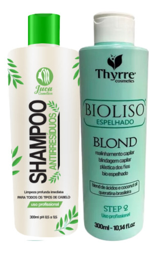 Progressiva Bioliso Orgânica Thyrre E Shampoo Juca 2x300ml