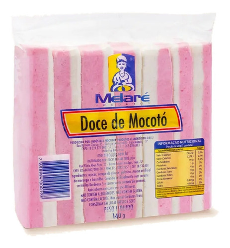 Kit 20 Pacotes Doce De Mocotó Melaré 100g