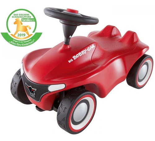 Vehículo Correpasillo Con Volante Big Bobby Car Neo Rojo