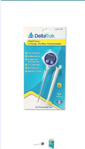 Termometro Digital Delta Trak Lolipop Aprueba De Agua 30vrd