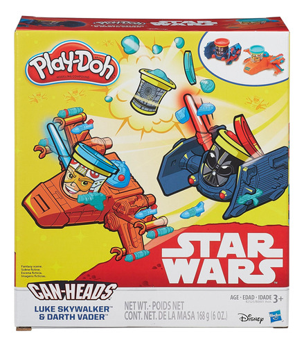 Play-doh Star Wars Luke Skywalker & Darth Vader - Dgl Games 