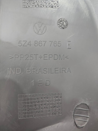 Moldura Zocalo Interior Derecho Vw Fox/suran Original Negro