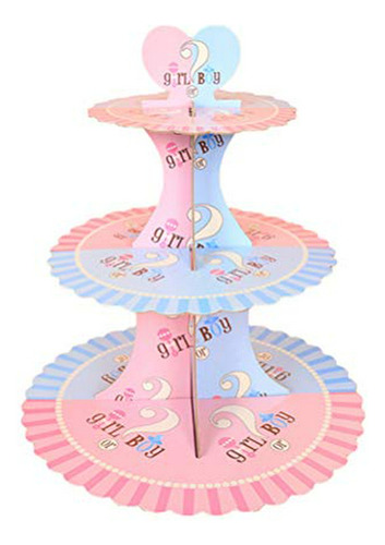Bandeja - Amosfun Baby Shower Cake Display Stand Cupcake Dis