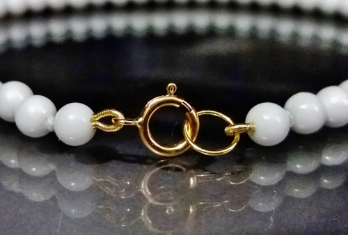 Imagem 3 de 6 de Pedras - Pulseira Unissex Ágatas, Fecho Ouro, Cód335p36
