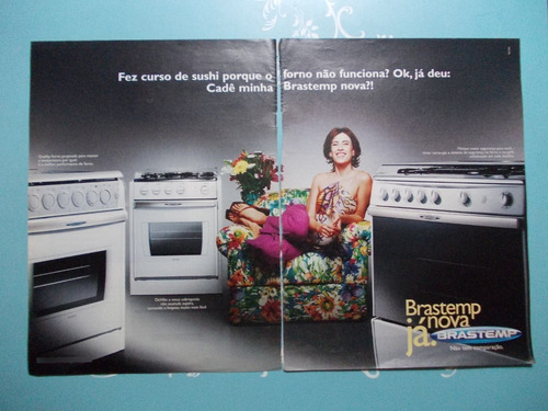 Propaganda Antiga Veja. Brastemp Nova Já. Não Tem Comparação (Usado)