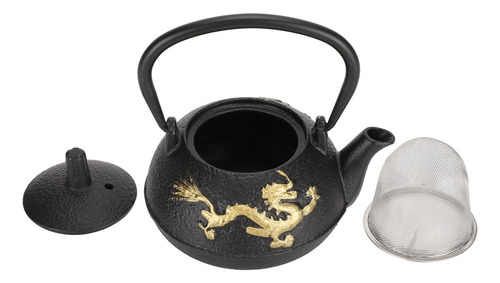 Chaleira De Chá De Ferro 0.3l Com Filtro Gold Dragon