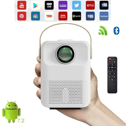 Proyector Led Smart Bluetooth  Hd 3500 Lumenes Wifi Android