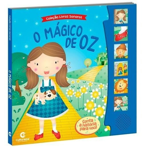 Livro Sonoro O Magico De Oz Capa Dura Infantil Novidade