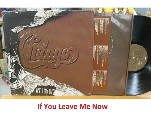 Vinilo Chicago X 1976, If You Leave Me Now, Peter Cetera