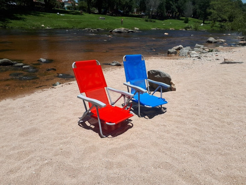 Combo 2 Sillones De Hierro Lona Microperf. ( Bajo) + Mesita