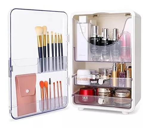 Organizador De Maquillaje Grande Peakxcan Con Puertas Dobles