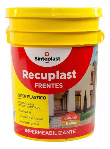 Recuplast Frentes Impermeabilizante X20 Pintu Don Luis Mdp 