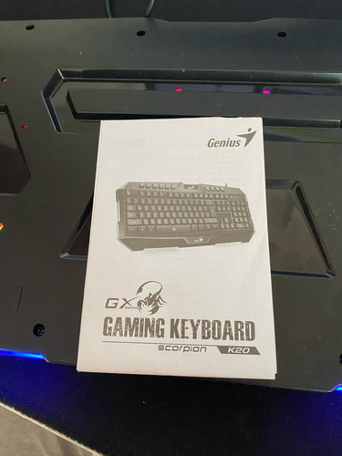 Teclado Gamer Genius K20 Negro Español España (Usado)