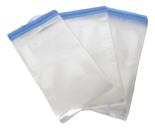 Saco Adesivado Plástico Transparente Pp 22x30 2400 Unidades