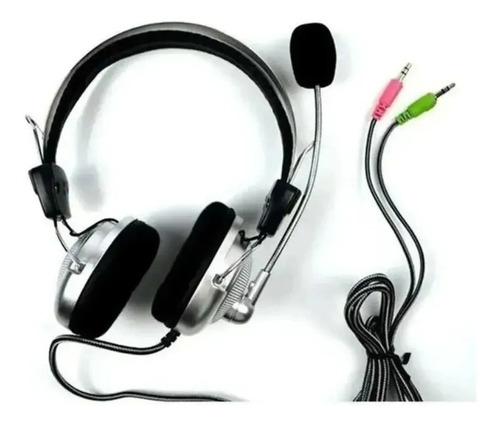 Fone De Ouvido Entrada P2 Cel Som Gamer Tv Super Bass Barato Cor Preto